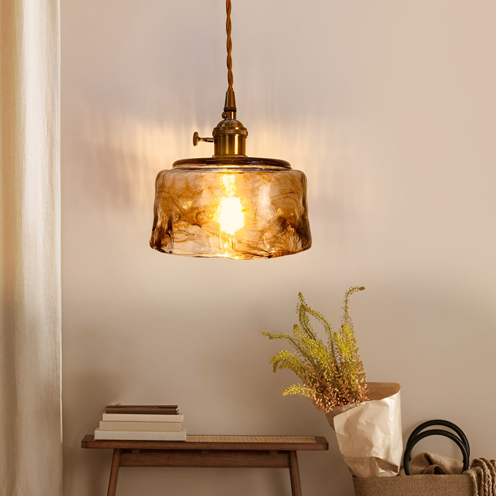 10-480fa0d8-5f30-4c15-a27f-d0ec7aedf4da.jpg Creative Electroplated Metal Glass LED Nordic Island Lights Hanging Lamp - Image 1
