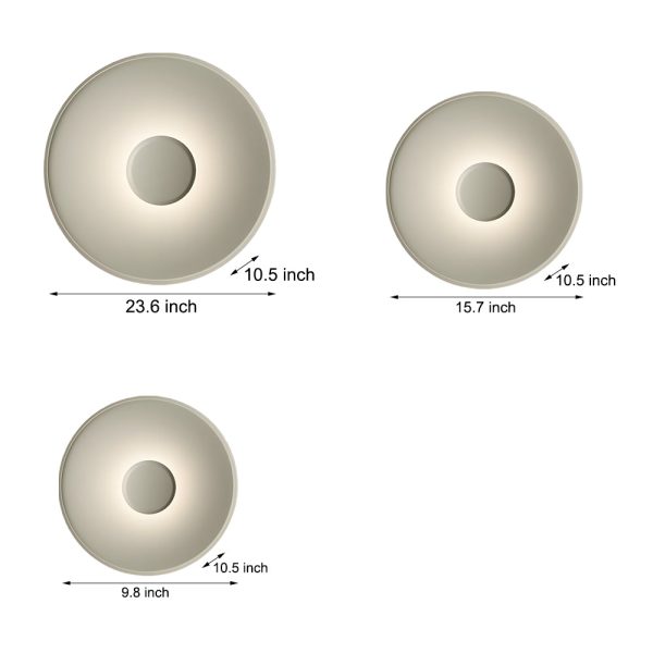 Round Aluminum LED Top Ceiling Lamp - Image 7