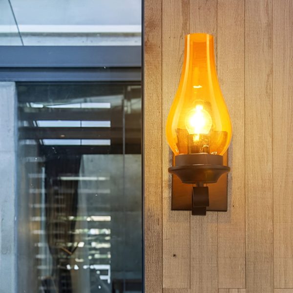 Retro Glass E27 Industrial Wall Lamp Wall Sconces Lighting - Image 7