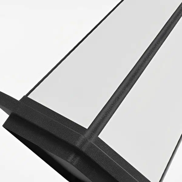 Square Waterproof LED Black Modern Portable Solar Outdoor Lanterns - Image 11