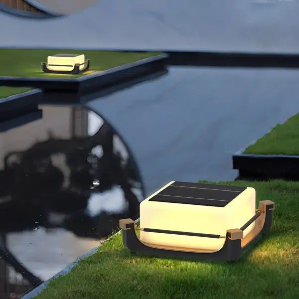 Waterproof LED Modern Solar Deck Post Lights Outdoor Fence Post Lights - Image 4