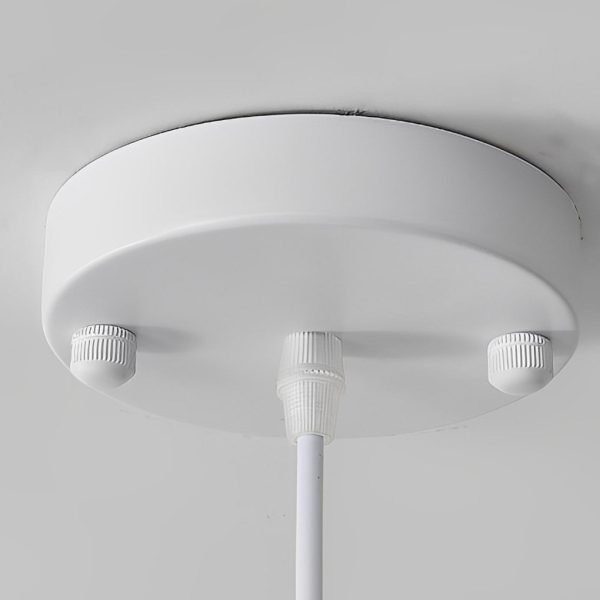 Double Layer Drum Pleated Fabric White Creative Nordic Chandelier Light - Image 7