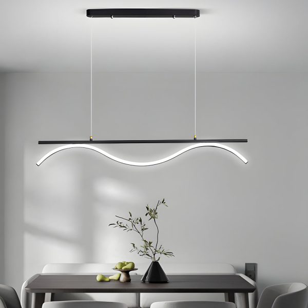 Linear Wave Design LED 1-Light Island Light - 47'' L - Image 2