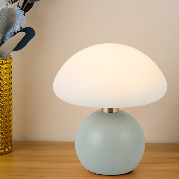 Touch Control Acrylic Mushroom Metal Ball Cute Kids Lamp - Image 5