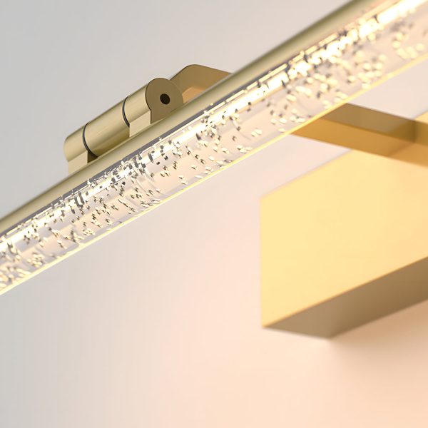 Rotatable Seeded Acrylic LED Bathroom Vanity Light Dimmable Modern Bath Bar - Image 6