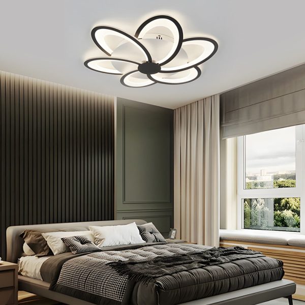 Modern Petal Flush Mount Light - Acrylic LED Flower Shape Ceiling Lamp - Image 5