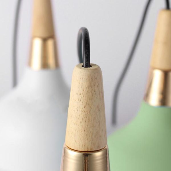 Creative Modern Macaron Disc Art 1-Light Pendant Light - Image 8