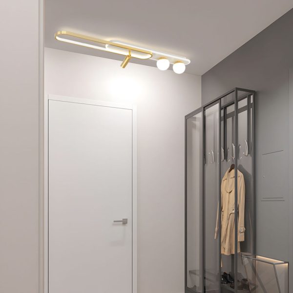 Rectangular Rings Three Step Dimming Modern Ceiling Lights Spotlights - Image 6