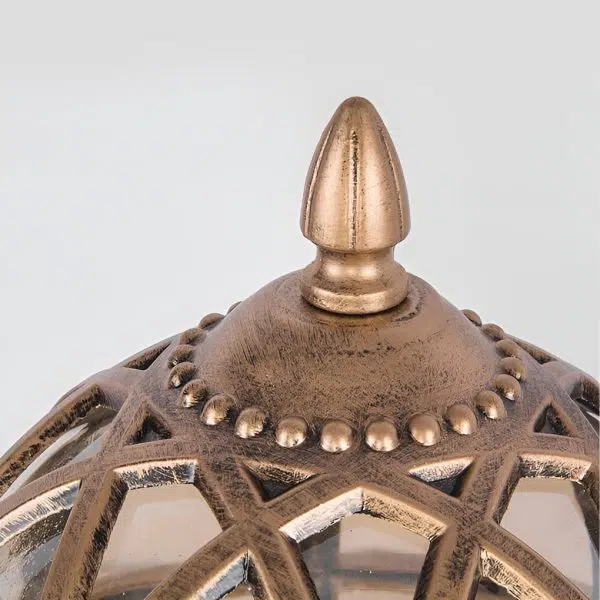 Round Glass E27 Waterproof European Style Outdoor Post Caps Lights - Image 11