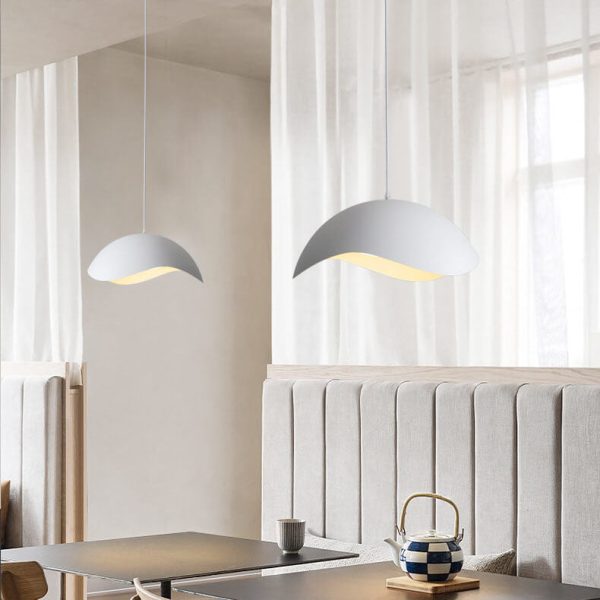 Nordic Minimalist Dome Wave Design LED Pendant Light - Image 6