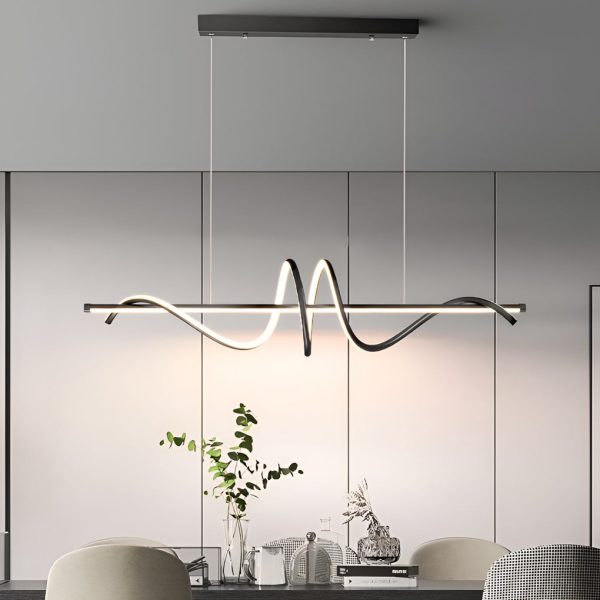 Creative Strip LED Stepless Dimming Nordic Kitchen Pendant Lighting - Image 2