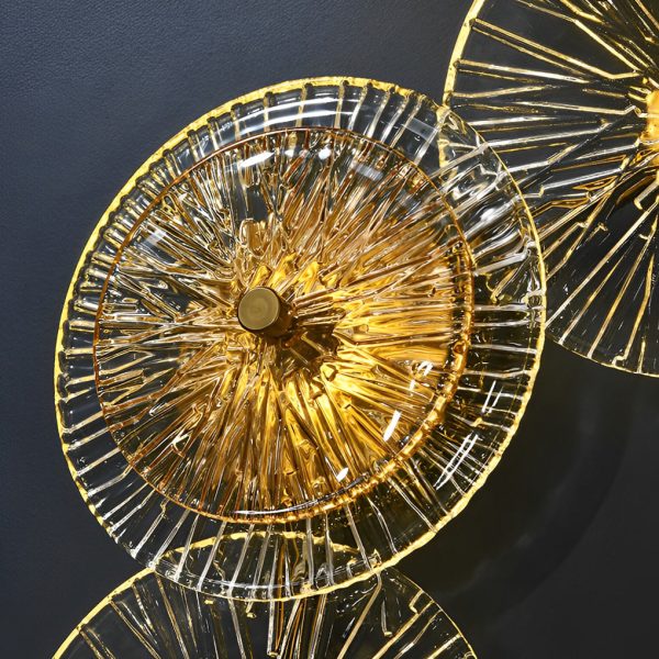 Creative Round Glass Luxury LED Personality Post-Modern Wall Light Fixture - Image 6