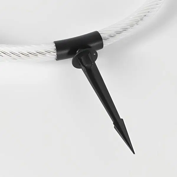 Sleek Ring LED Lawn Lamp Modern Waterproof Solar Landscape Lighting - Image 10