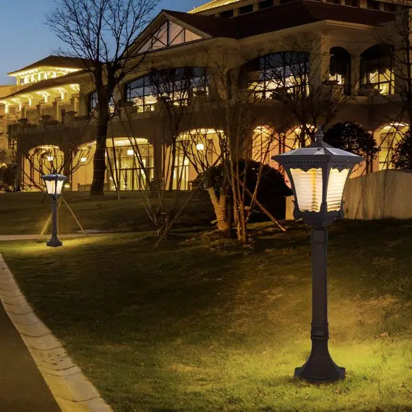 Vintage Intelligent Light Control LED Waterproof Retro Solar Lawn Lamp - Image 8