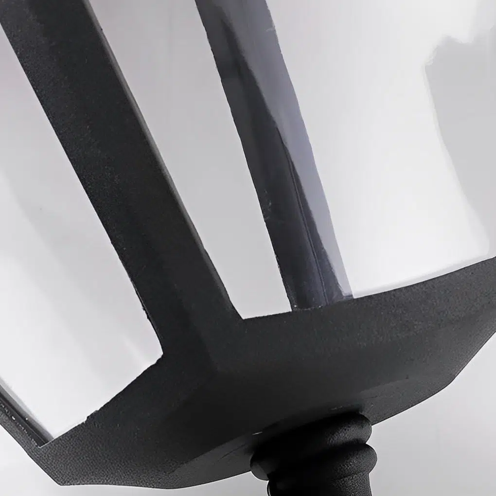 10-9d693e99-0308-4686-92e2-da16c6133f30.jpg 1-Light Black Solar Powered Porch Sconce LED Outdoor Wall Light - Image 10