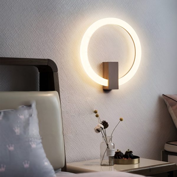 Circle Dimmable LED Modern Wall Sconce Lighting Wall Lamp Wall Light Fixture - Image 4