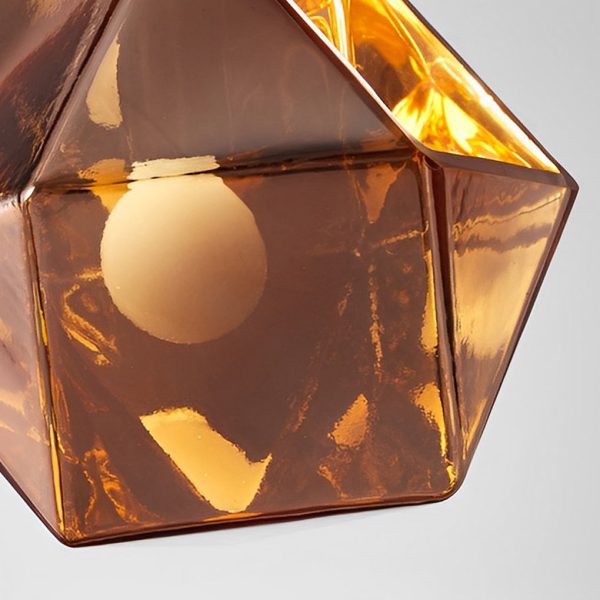 Creative Design Glass Metal Nordic Pendant Light Kitchen Island Lighting - Image 10