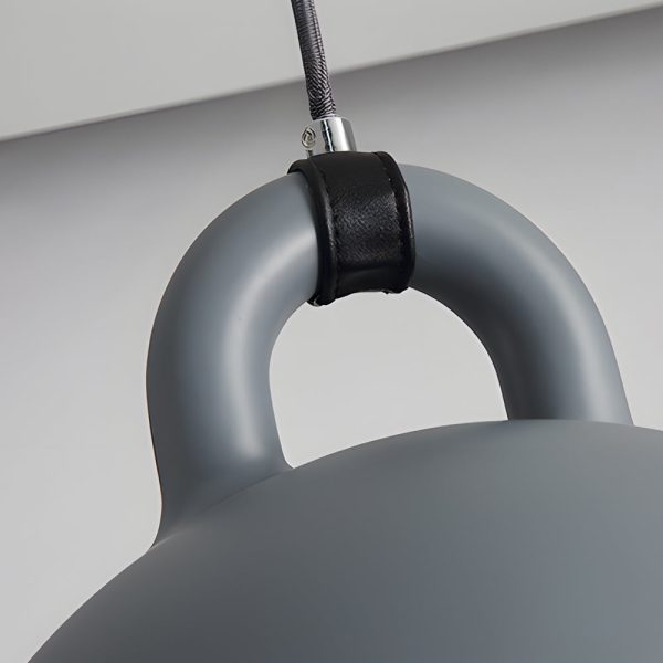 Resin Semicircle Bell Minimalist Decorative Art Nordic Chandeliers - Image 6