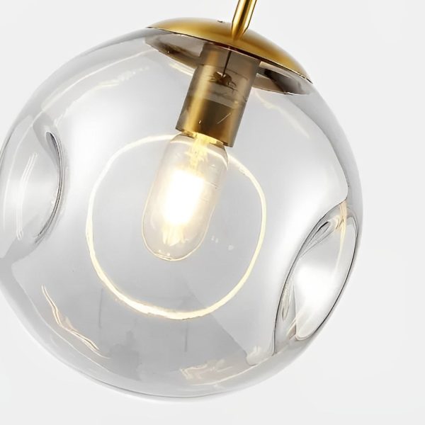 Creative Glass Globe Metal Nordic Small Chandelier Pendant Lighting - Image 10