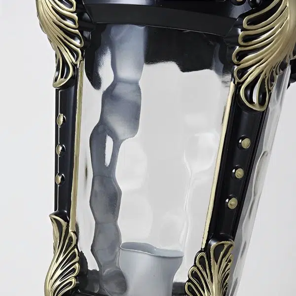 Dual Purpose Waterproof Aluminum Retro Solar Fence Post Lights with Remote - Image 6