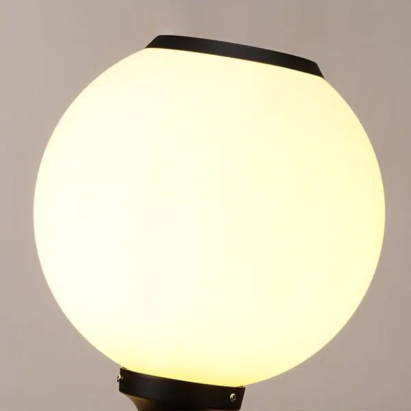 Ball Waterproof Three Step Dimming LED Solar Post Caps Lights Pillar Light - Image 10