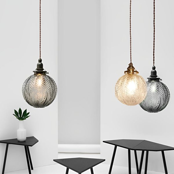 Creative Glass Ball Three Step Dimming LED Modern Pendant Lights - Image 8