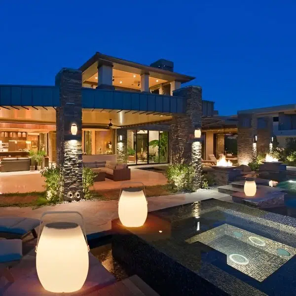 Portable Lantern Shaped Waterproof Chargable Solar Table Lamp with Remote - Image 7