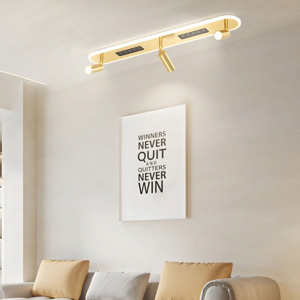 Long Aluminum 3 Step Dimming Modern Ceiling Lights Adjustable Spotlights - Image 4