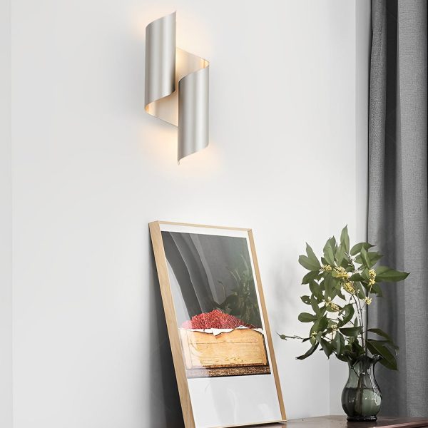 2pcs Symmetrical Creative Up And Down Lighting Modern Wall Light Fixture - Image 4