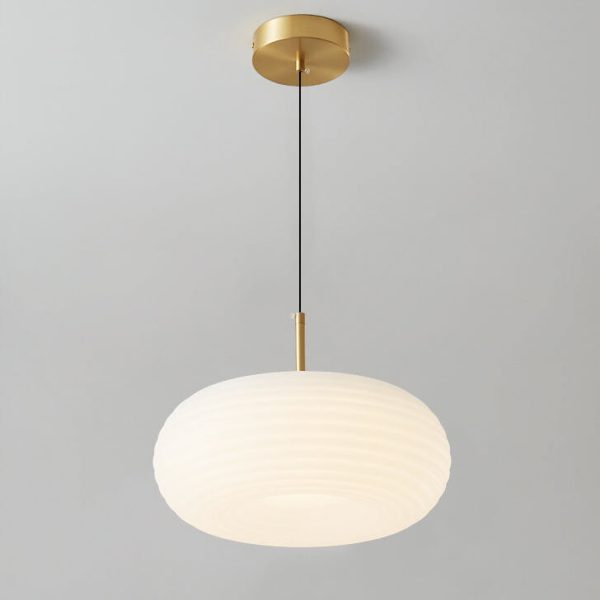 Modern Cream Style Apple All-Copper LED Pendant Light - Image 15