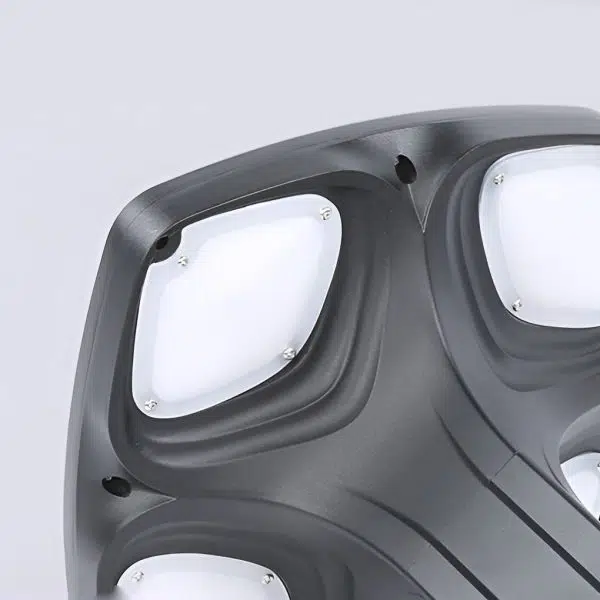 4-Light Square Waterproof LED Outdoor Path Lights - Solar & Hardwired Options - Image 11