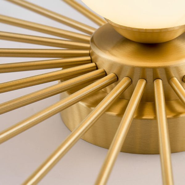 Glass Ball 1-Light Semi-Flush Mount Lighting - Image 10