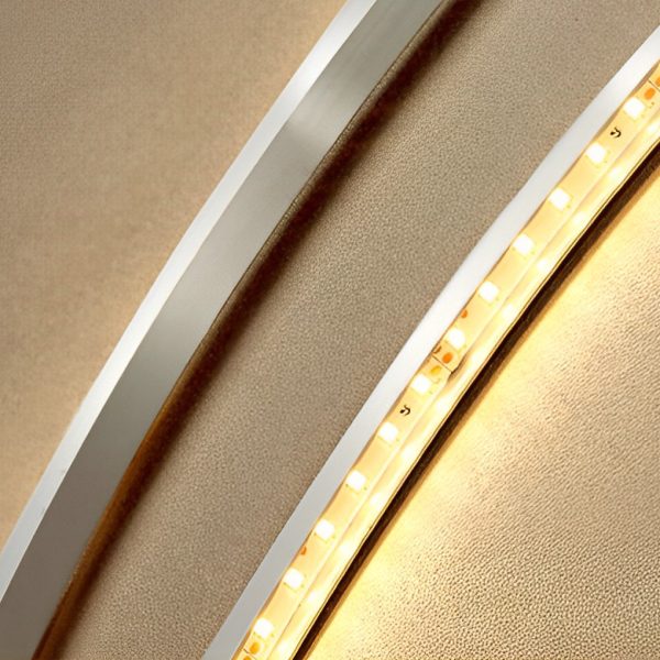 Modern Art Decorative Resin Feather LED Strip Dimmable White Wall Sconces - Image 7