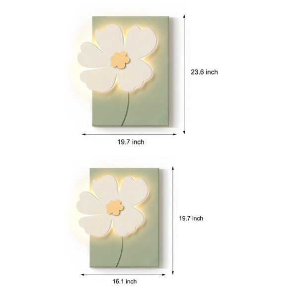 Flowers Three-Dimensional Sandstone Painting USB Remote Decorative Painting - Image 8