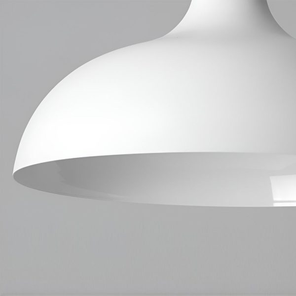 Round E27 12W White Nordic Pendant Light Hanging Lamp Chandelier - Image 11