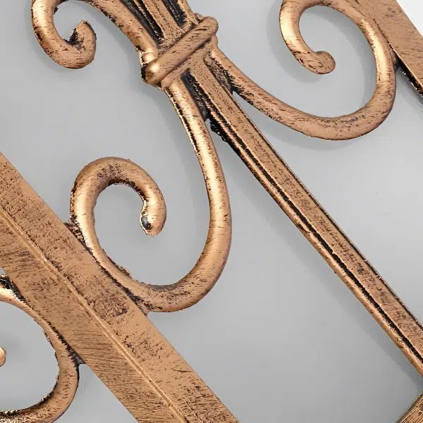 Vintage Pattern Waterproof Automatic Solar Powered Fence Post Lights - Image 10