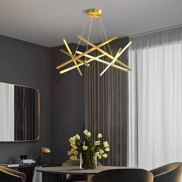 8-light Modern LED Sputnik Chandelier Stylish Island Lighting for Kitchen, Dining Room - Image 10