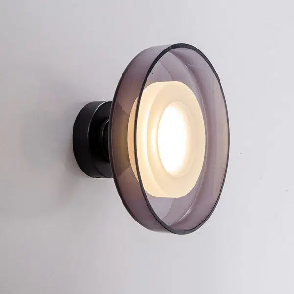 Nordic Vintage Round Hardware Glass LED Wall Sconce Lamp - Image 17