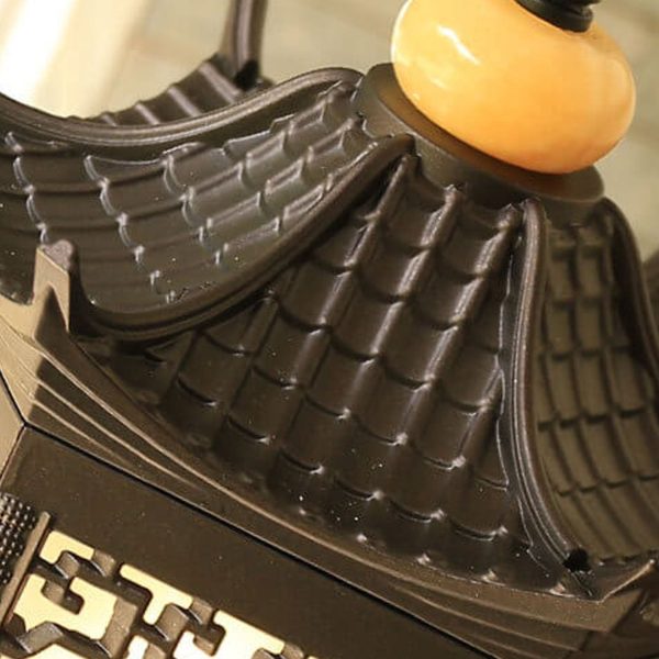 Retro Chinese Outdoor Waterproof Hexagonal Lantern 1-Light Patio Pendant Light - Image 10