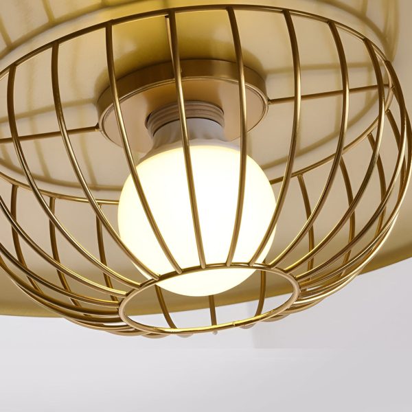 Creative Circular Electroplated Three Step Dimming Nordic Pendant Lighting - Image 11