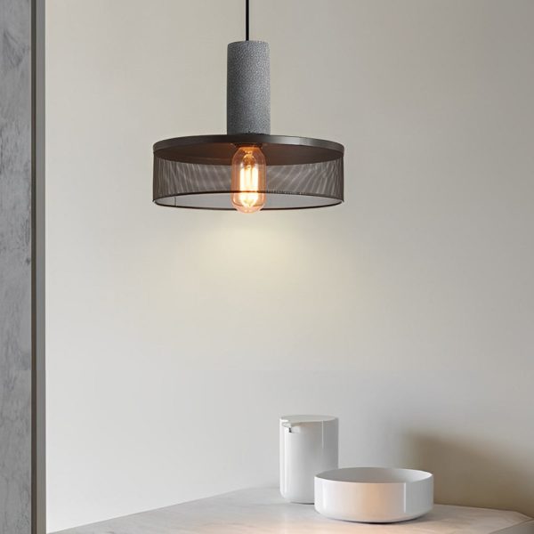 Creative Metal Meshed Black Industrial Style Pendant Lights Chandelier - Image 6