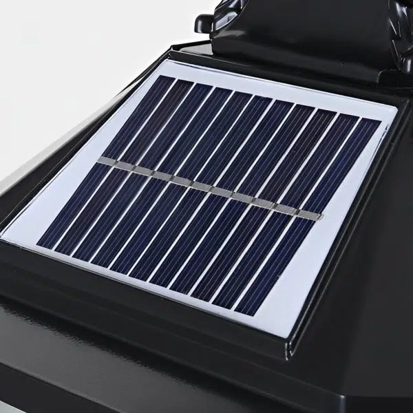 Retro Pattern Waterproof LED European Style Solar Fence Post Lights - Image 11