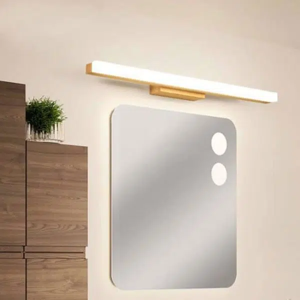 Nordic Minimalist Log Strip Vanity Light LED Wall Sconce Lamp - Image 15