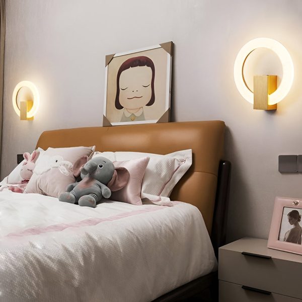 Circle Dimmable LED Modern Wall Sconce Lighting Wall Lamp Wall Light Fixture - Image 3