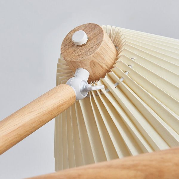 Nordic Wood Pleated Shade 3/6/8 Light Semi-Flush Mount Ceiling Light - Image 13