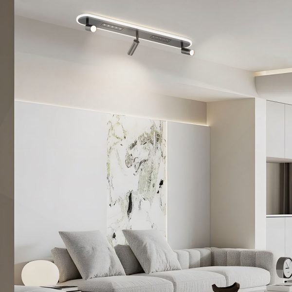 Long Aluminum 3 Step Dimming Modern Ceiling Lights Adjustable Spotlights - Image 3