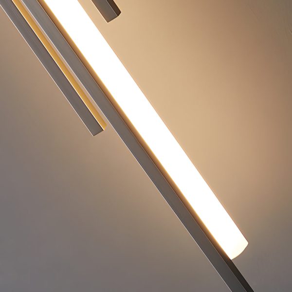 Long Strips Grille Iron Acrylic Simple Modern LED Wall Light Fixture - Image 9