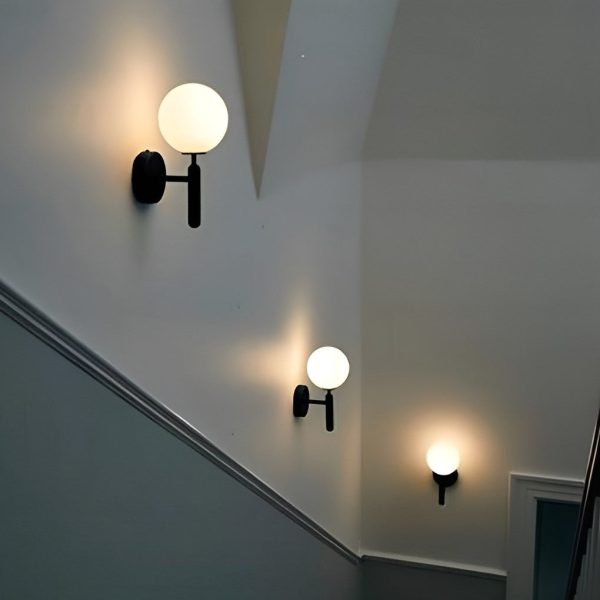 Glass Ball Shaped 5W LED Nordic Wall Lamp Wall Sconce Lighting - Image 7