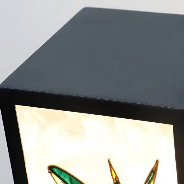 Square Landscape Pattern LED Vintage Solar Outdoor Path Lights Post Lights - Image 11