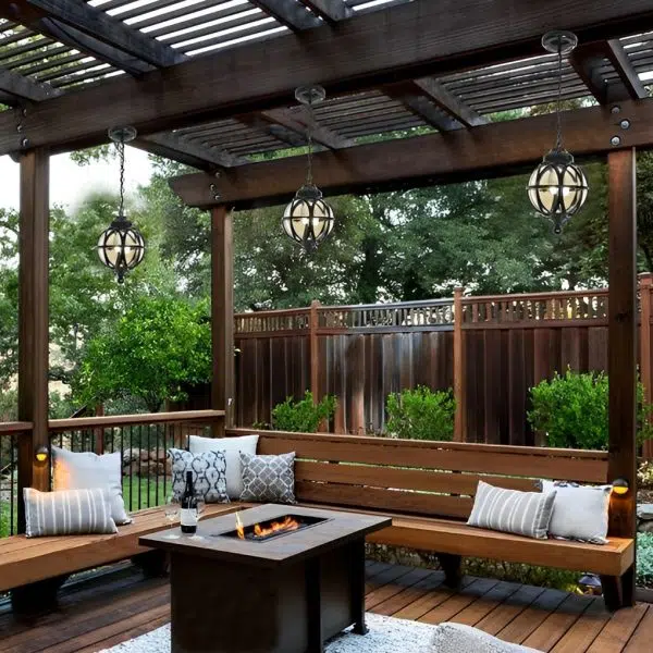 European-style Retro Pendant Aluminum Glass Hanging Ball Outdoor Ceiling Light - Image 8